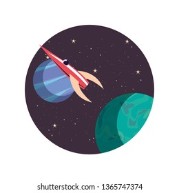 rocket spaceship cosmos