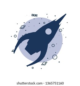 rocket spaceship cosmos