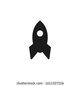 Rocket Spaceship Galaxy vector icon