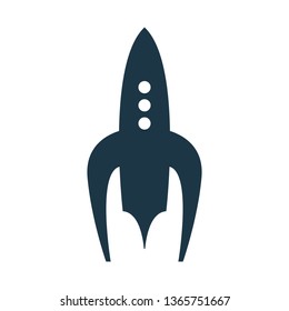 rocket spaceship silhouette