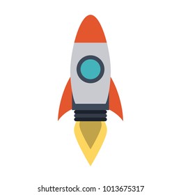 Rocket spaceship symbol