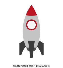 Rocket spaceship symbol