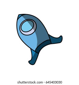 Rocket spaceship symbol