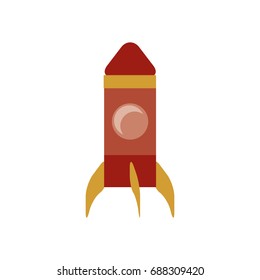 Rocket spaceship symbol