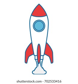 Rocket spaceship symbol