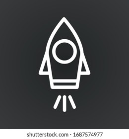 rocket ,speed, fly icon design