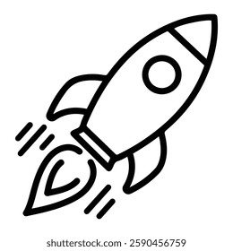 Rocket Speed Success Concept Representing Rapid Growth, Achievement, and Acceleration