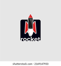 Raketenquadrat-Symbol mit Schreibweise