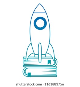 rocket start up with books