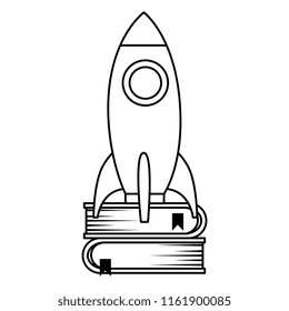 rocket start up with books