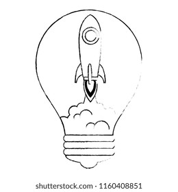 rocket start up in bulb