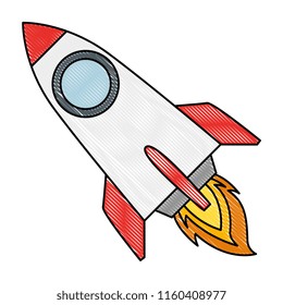 rocket start up icon
