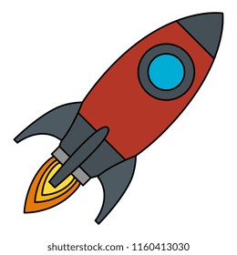 rocket start up icon