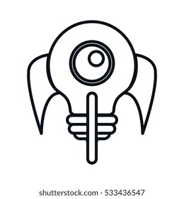 rocket start up isolated icon