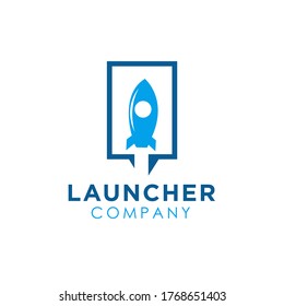 rocket start up logo design inspiration