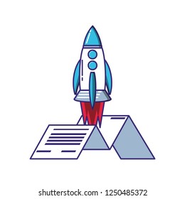 rocket start up with receipt