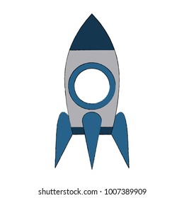 Rocket start up symbol