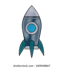 Rocket start up symbol
