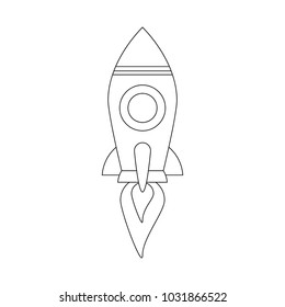 Rocket start up symbol