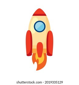 rocket startup launcher education icon