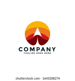 Rocket Startup Logo Icon Design, Abstract Business Corporate Identity Symbol