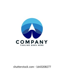 Rocket Startup Logo Icon Design, Abstract Business Corporate Identity Symbol