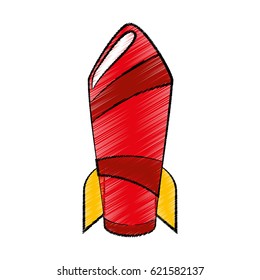 rocket startup pop art