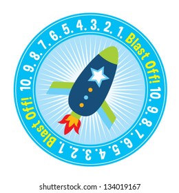 rocket sticker