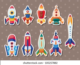rocket stickers