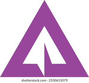 Rocket Style Letter A Logo