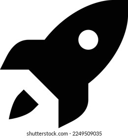 rocket svg repo illustration with flat style