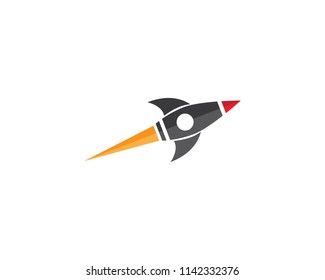Rocket symbol illustration