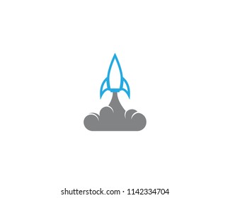 Rocket symbol illustration