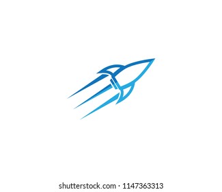 Rocket symbol illustration