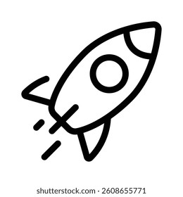 A rocket symbolizing launch, growth, or innovation