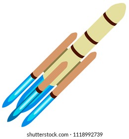 Rocket taking off