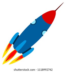 Rocket taking off