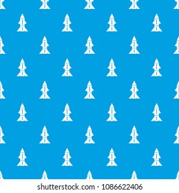 Rocket technology pattern vector seamless blue repeat for any use