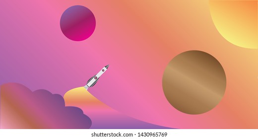 
Rocket that will travel to space