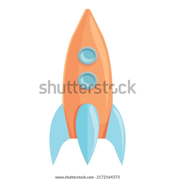 Rocket toy icon cartoon vector. Store shelf.\
Robot element