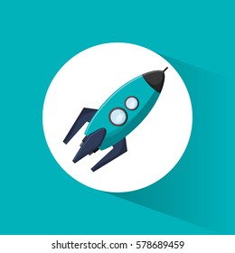 rocket transport space icon