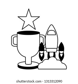 rocket trophy star video game
