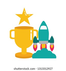 rocket trophy star video game