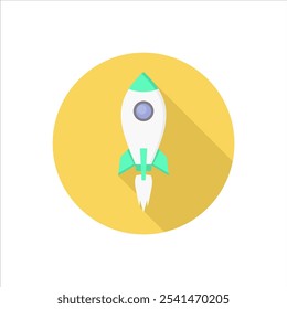 Ícone da área de trabalho da interface do usuário do Rocket