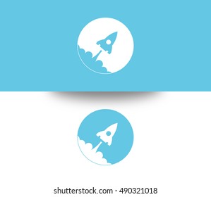 Rocket Vector can be used as logo template and icon