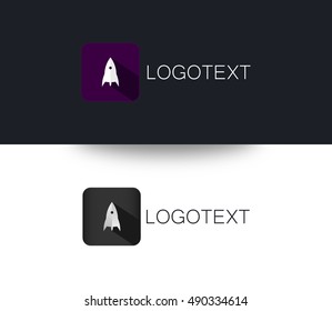Rocket Vector can be used as logo template and icon