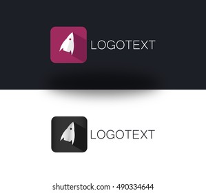 Rocket Vector can be used as logo template and icon