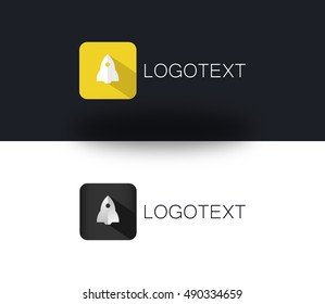 Rocket Vector can be used as logo template and icon