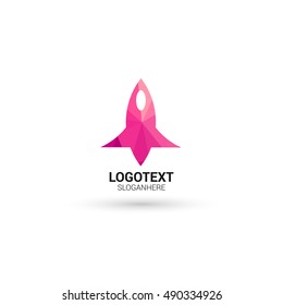 Rocket Vector can be used as logo template and icon