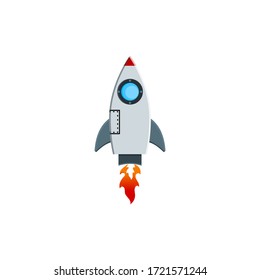 rocket vector graphic design illustration